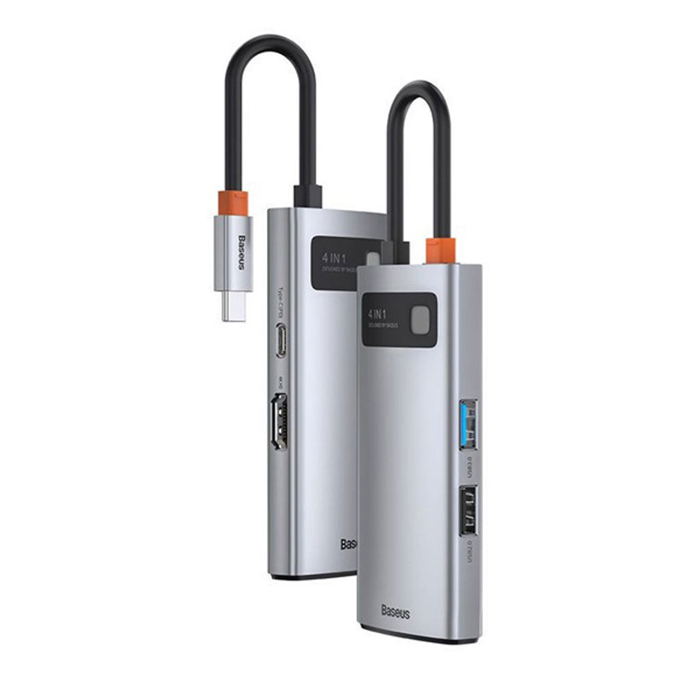 BASEUS METAL GLEAM 4 PORT HUB