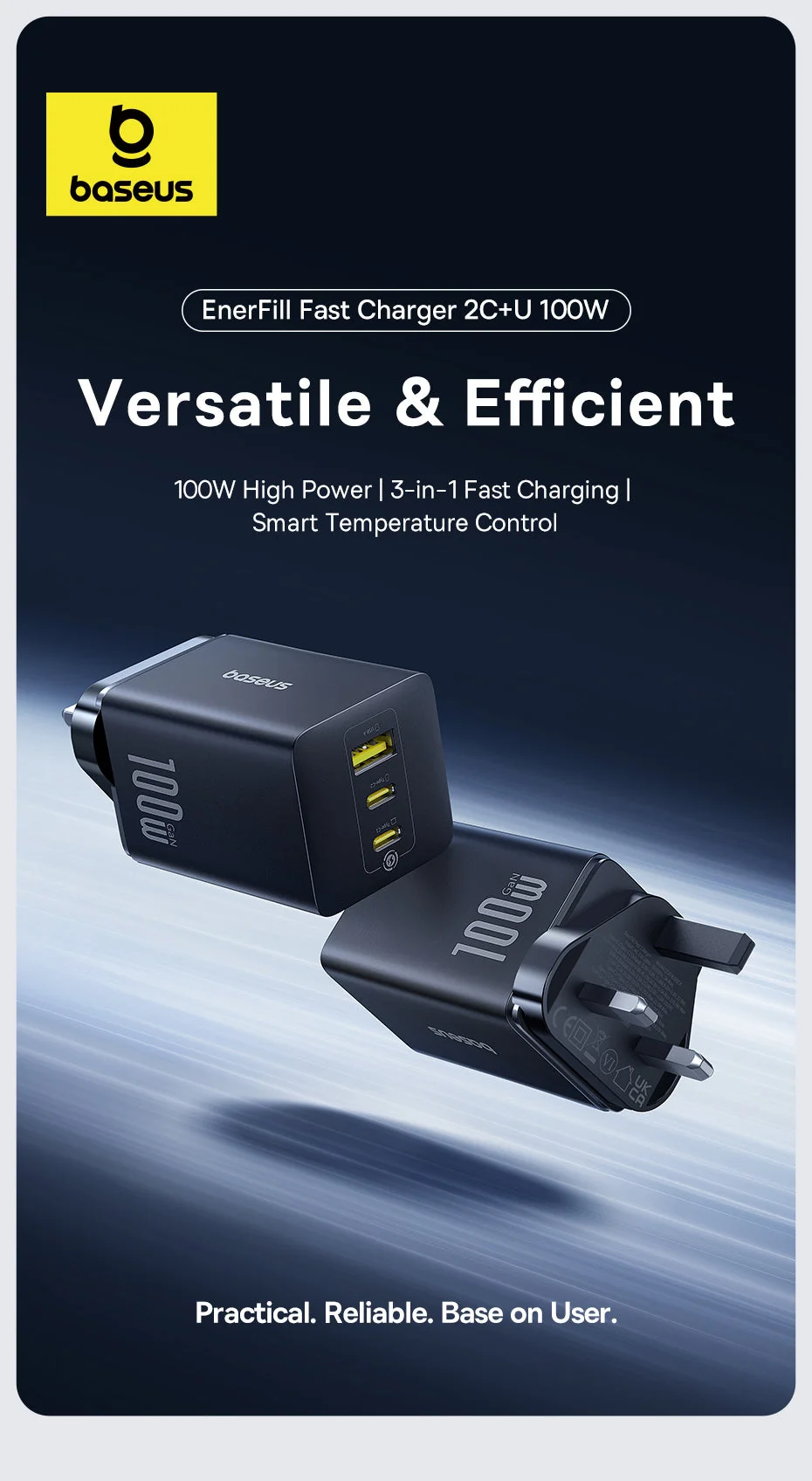 BASEUS ENERFIL 100W ADAPTER