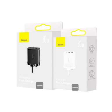 BASEUS COMPACT 2U+C 30W CHARGER